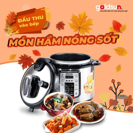 Nồi áp suất điện đa năng Goldsun 6L CD4701
