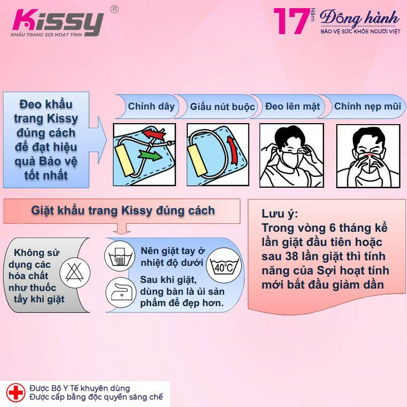 Khẩu trang KISSY người lớn và trẻ em ngăn bụi mụn 2.5 PM chống mùi say xe( màu ngẫu nhiên)