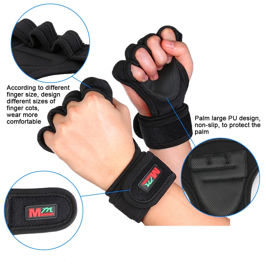 Găng tay Winmax chuyên dùng để tập luyện nâng tạ dành cho nam nữ