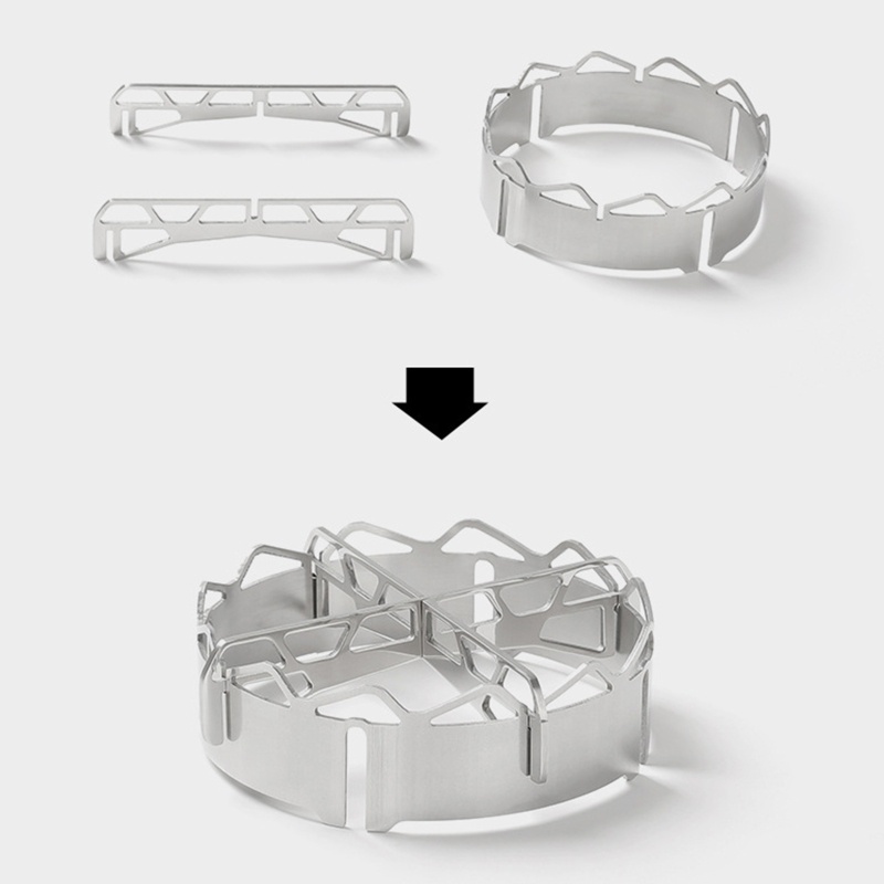 Giá Đỡ Bếp Ga Mary Chắn Gió Bằng Thép Không Gỉ Tiện Dụng Khi Đi Cắm Trại