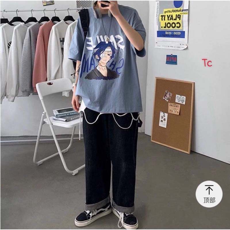 Áo thun tay lỡ cậu bé SHAM TC12