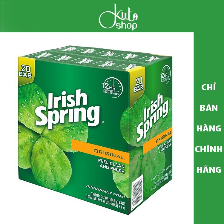 1 cục xà bông diệt khuẩn Irish Spring Deodorant Soap Original 1 thumbnail