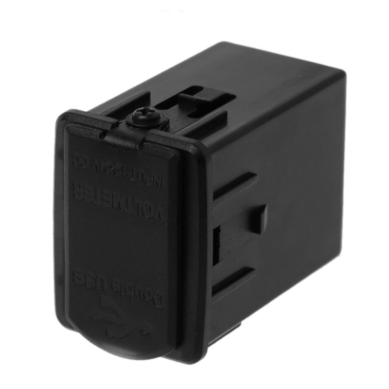 Tẩu Sạc Xe Hơi 2 Cổng USB 12V-24V Kèm Đồng Hồ Đo Volmeter
