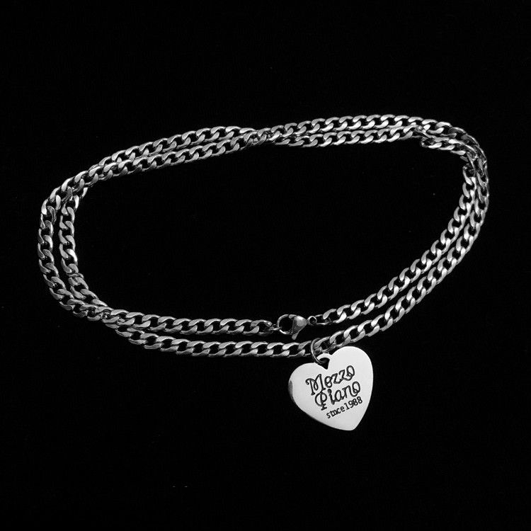 Dây chuyền mặt hình trái tim nhỏ phong cách hip hop 22401