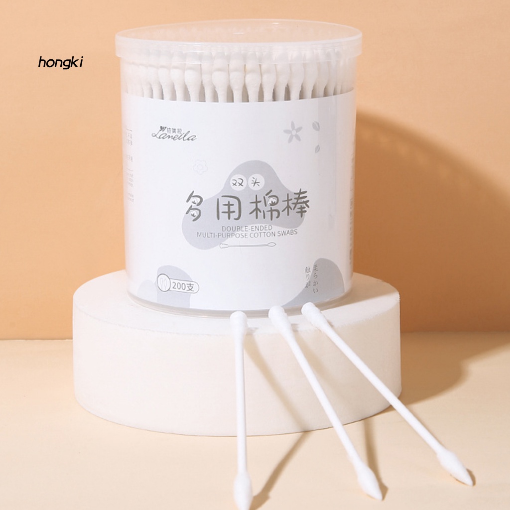 Hộp Tăm Bông Trang Điểm Hai Đầu Tiện Dụng