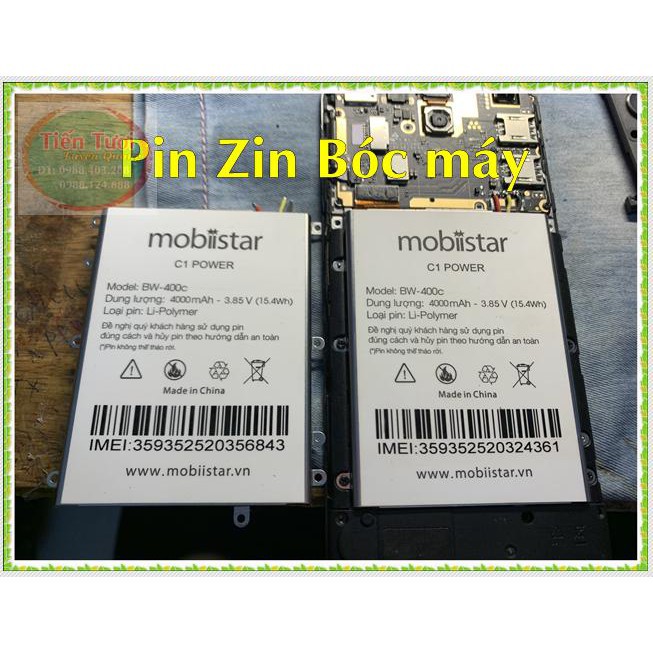 Pin C1 Power - Mobistar (Hàng Cũ Bóc Máy) Zin Hãng