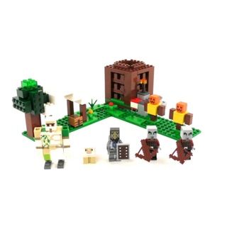 Lắp ráp Lari 11476 Tiền Đồn Pillager Minecraft 321pcs (21167)