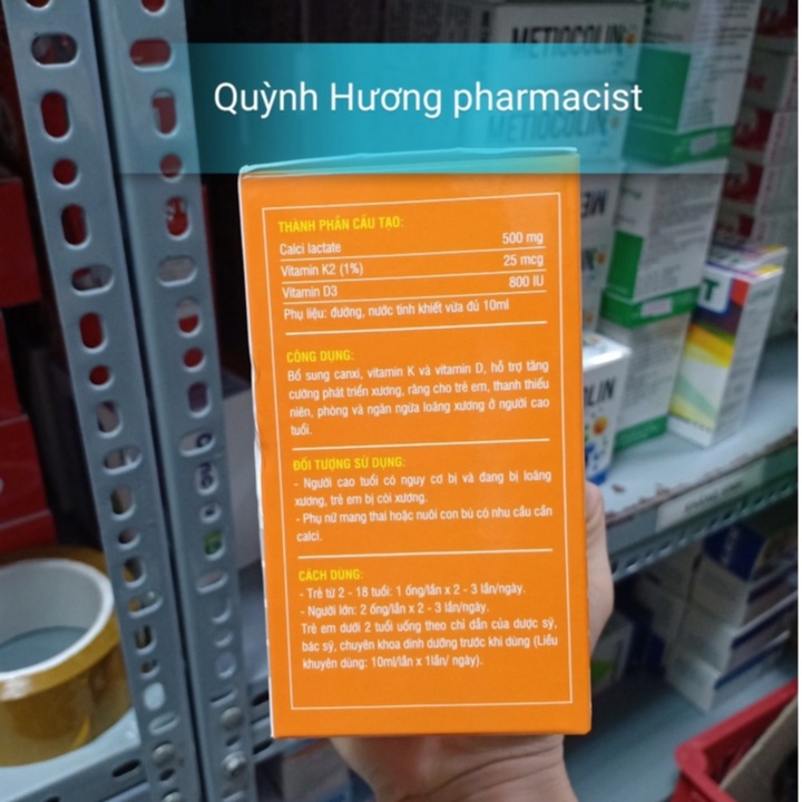BON-PLUS giúp bổ sung canxi,vitamin K,D cho cơ thể