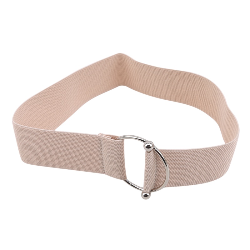 Thắt Lưng Nữ Khóa Tròn Co Giãn Kiểu Dáng Đơn Giản Thời Trang