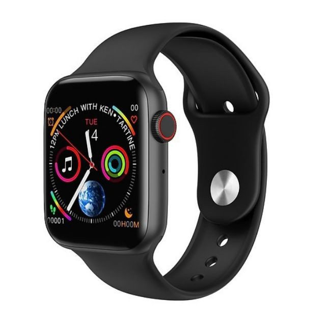 Đồng hồ thông minh W34 seri 4 kết nối bluetooth kiểu dáng apple watch,đo nhịp tim