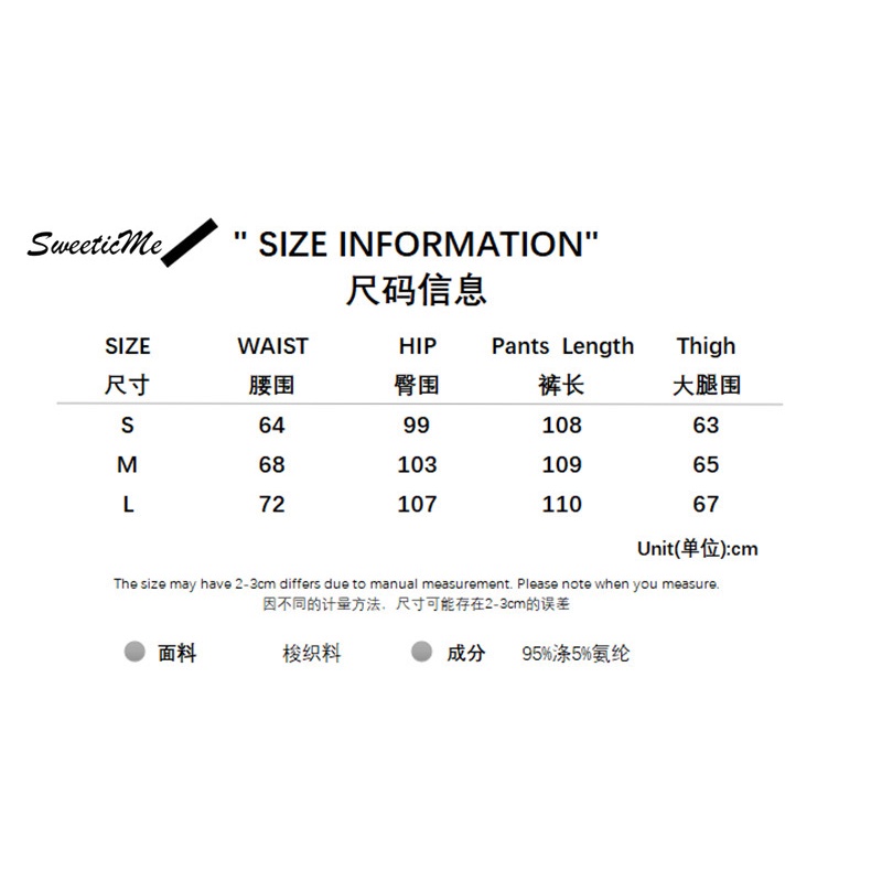 Sweeticme Quần Ống Rộng Nhiều Túi   Thời Trang Cho Nữ