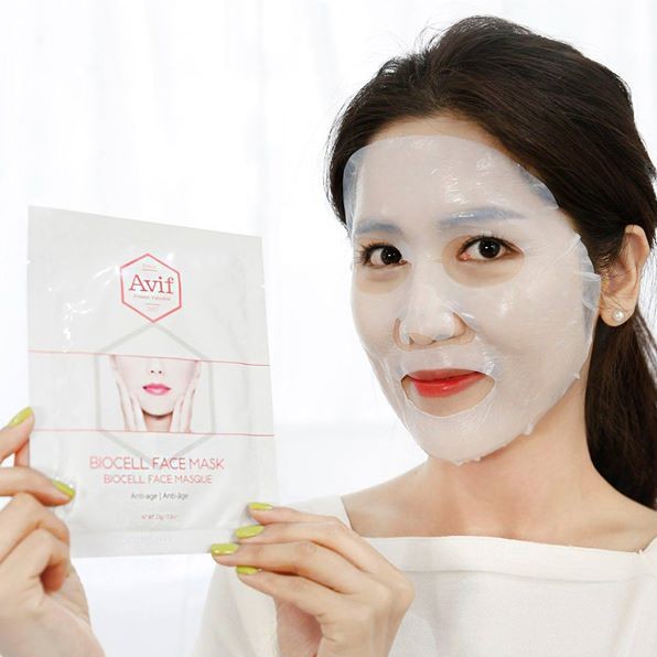 Mặt Nạ Nước Dừa Tươi Vượt Trội BIOCELL ANTI-AGE FACE MASK