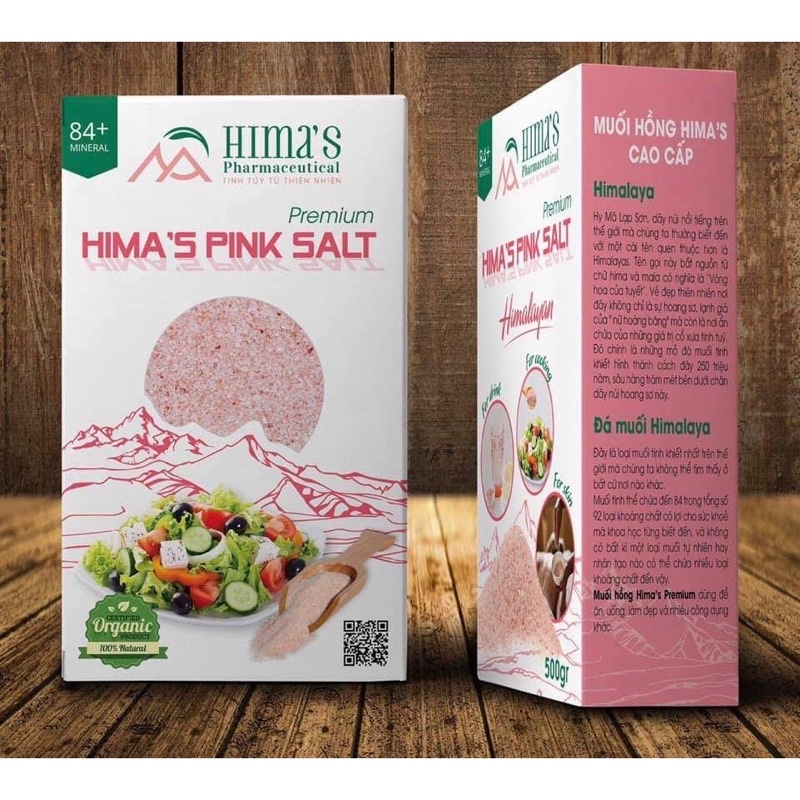 Muối hồng Himalaya Hima's Pink Salt