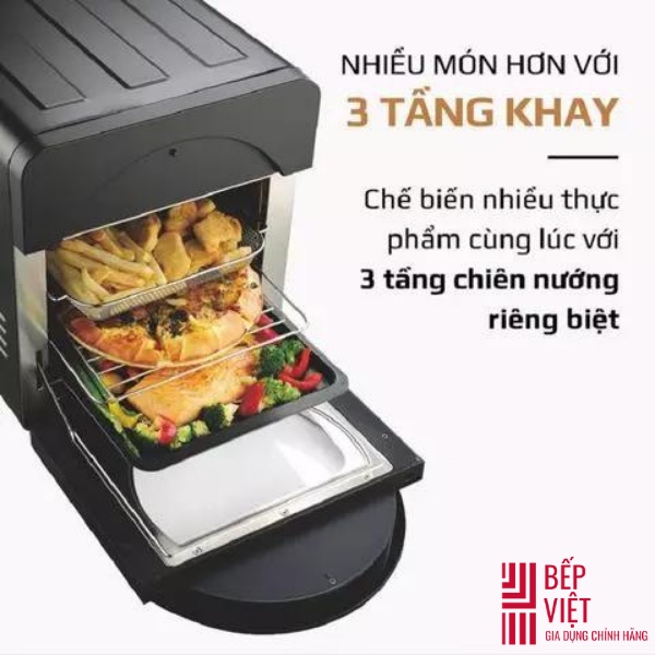 Nồi Chiên Không Dầu OLIVO AF15 – Dung Tích siêu lớn 15L – Bảo hành 2 năm - bepvietstore.com