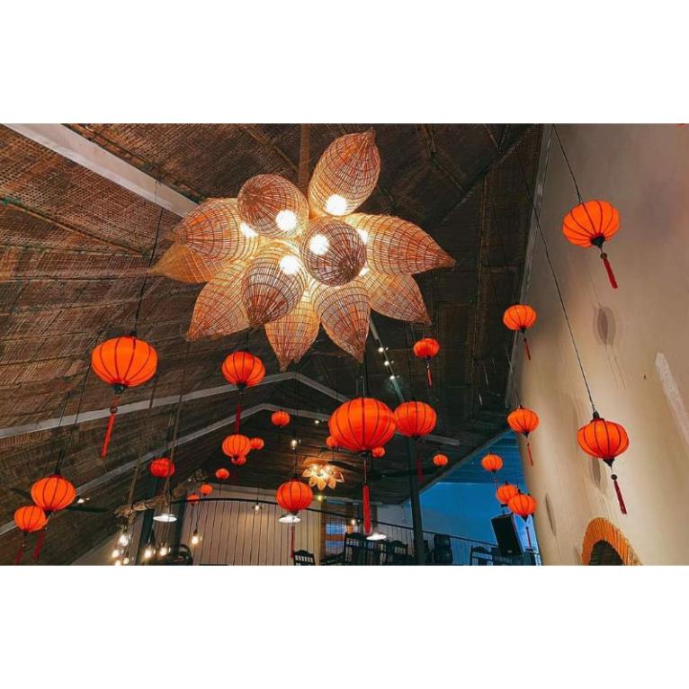 Mây tre- Đèn tre đèn đó tre 65k/cái -Tre HN