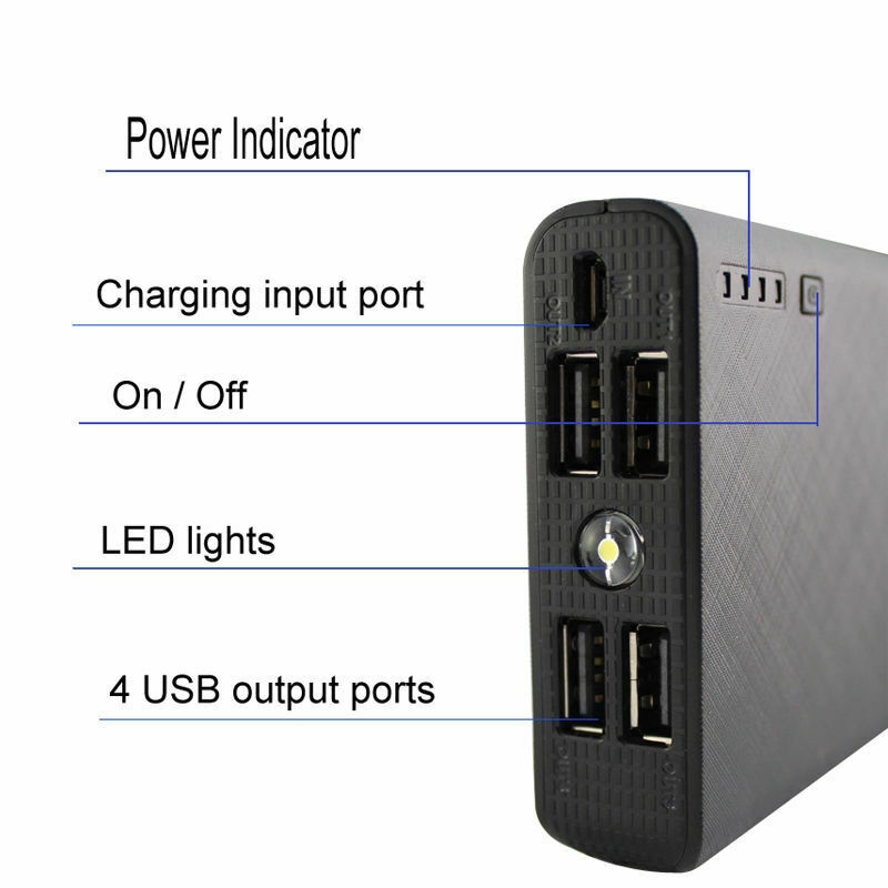 Sạc Dự Phòng Type C Krecoo 50000 Mah Đa Năng