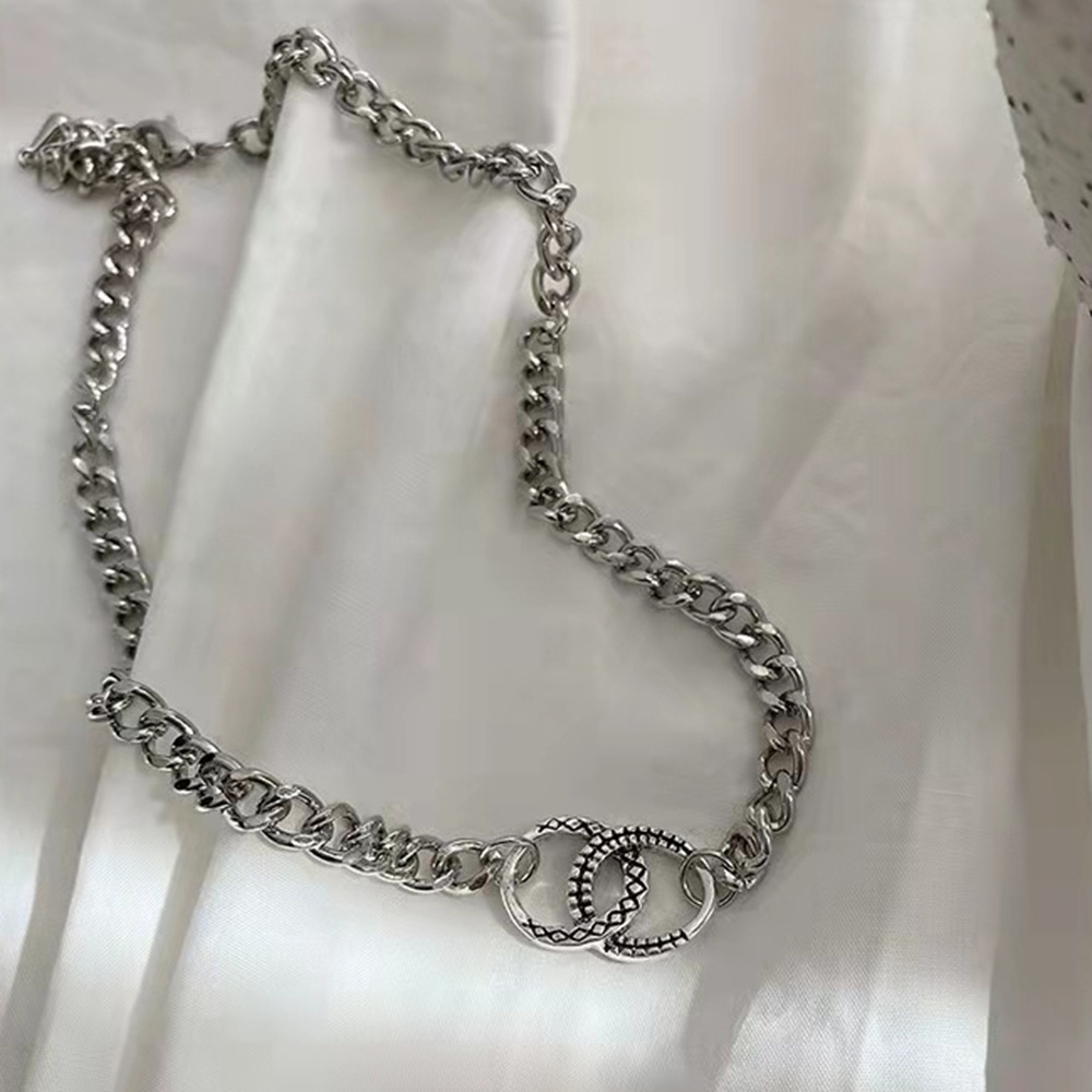 【COD】Vòng cổ Choker Hai Lớp Có Mặt Nhẫn Phong Cách Thời Trang Sang Trọng Dành Cho Nữ