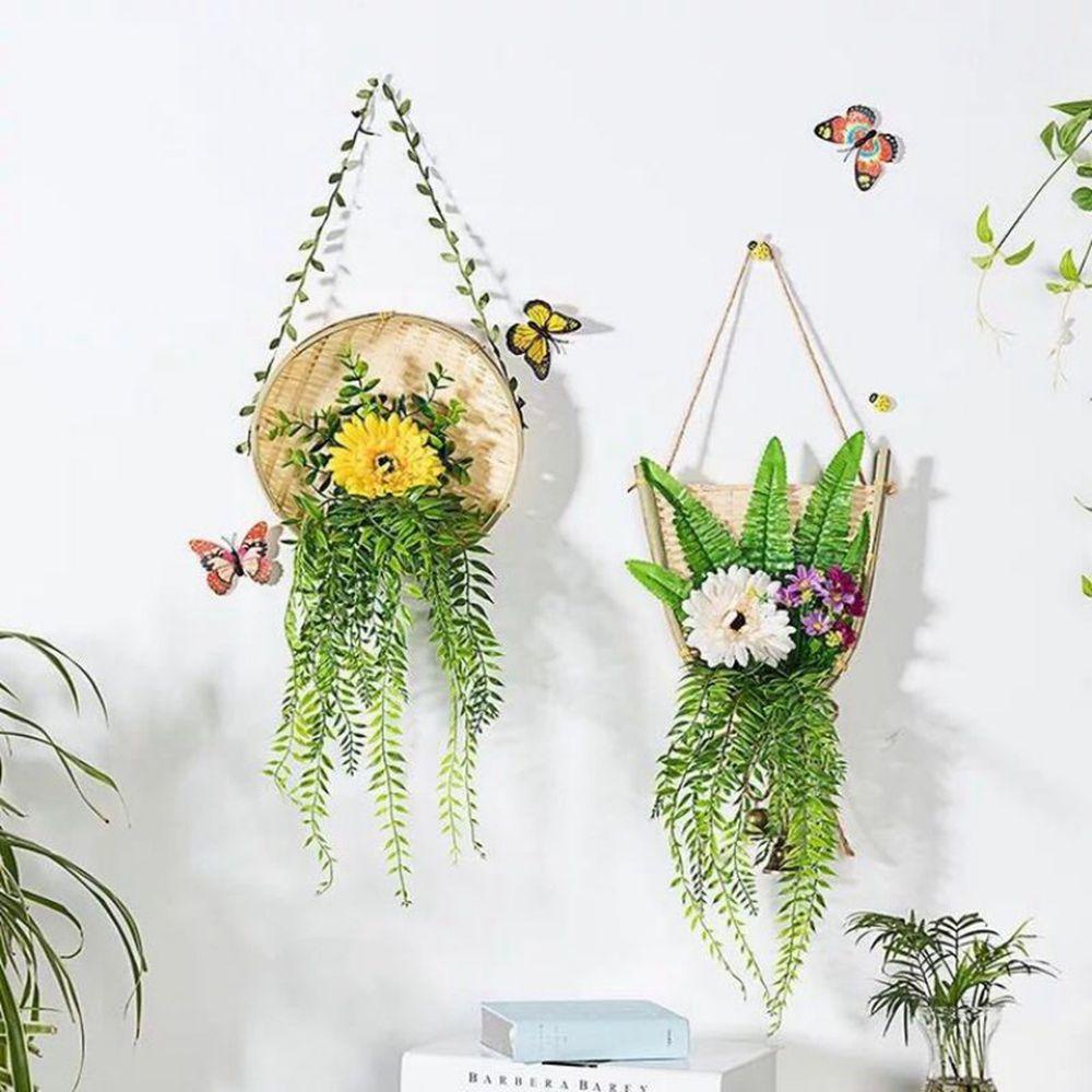 Giỏ Tre Đan Thủ Công Hình Tròn Đựng Đồ Dùng Nhà Bếp