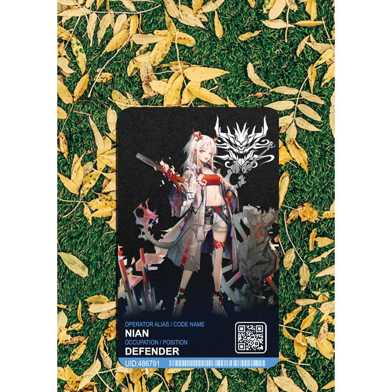 Thẻ bài custom card Arknights - Arknight để sưu tầm tự chọn Nian Ver.2