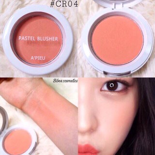 🍅Phấn má hồng A’pieu Pastel màu #CR04 #Cam siêu yêu