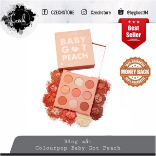 BẢNG PHẤN MẮT COLOURPOP BABY GOT PEACH