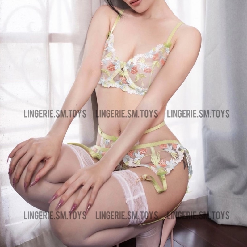 G-Floral Set - Nội Y Phối Hoa Màu Sắc Dễ Thương - Đồ Lót Gợi Cảm Cho Nữ | BigBuy360 - bigbuy360.vn