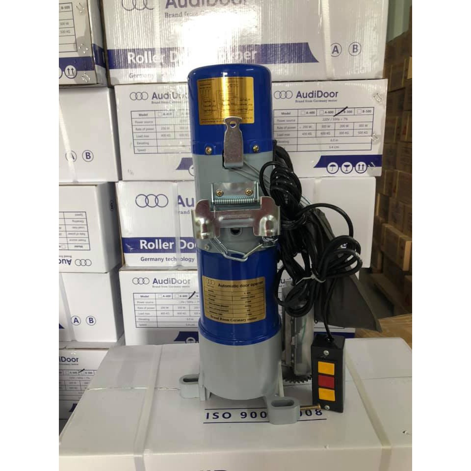 Bộ moter cửa cuốn  400kg chân chụm