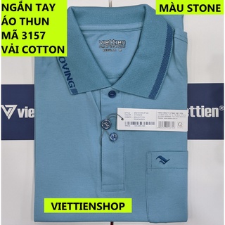 Áo thun việt tiến ngắn tay có cổ
