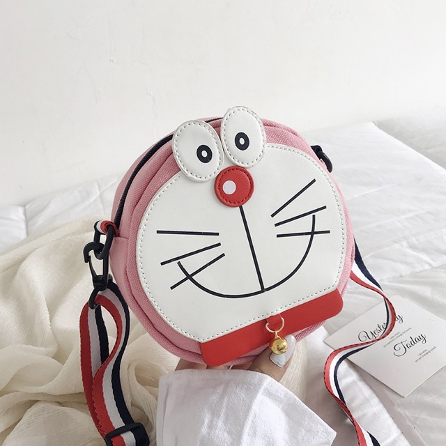 Túi xách tote vải đeo chéo Hàn Quốc DOREMON TV30