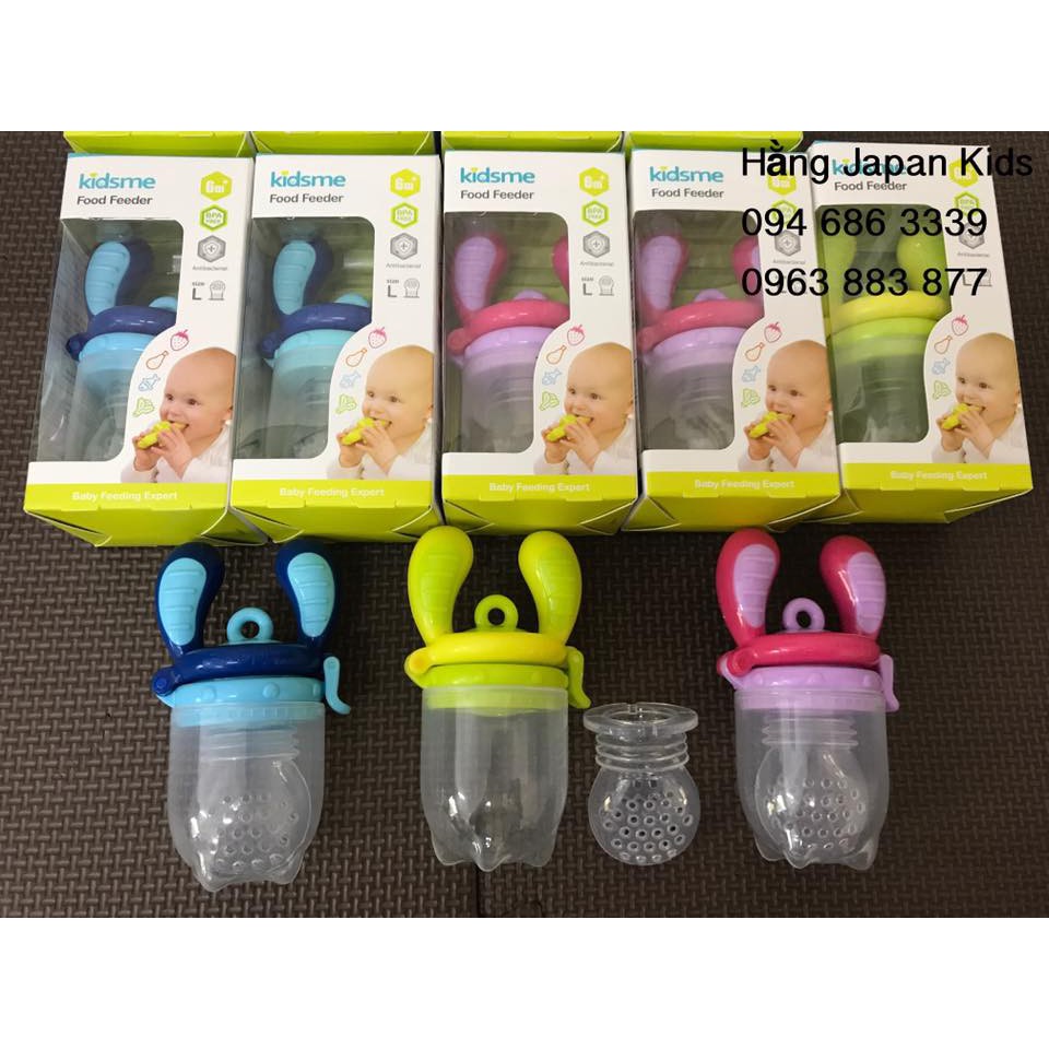 Kidsme - Túi nhai chống hóc size L- Màu xanh biển