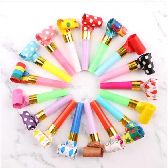 [LOẠI LỚN ĐẸP] Kèn Còi Thổi Chúc Mừng Sinh Nhật Cho Bé [GIÁ SỈ]