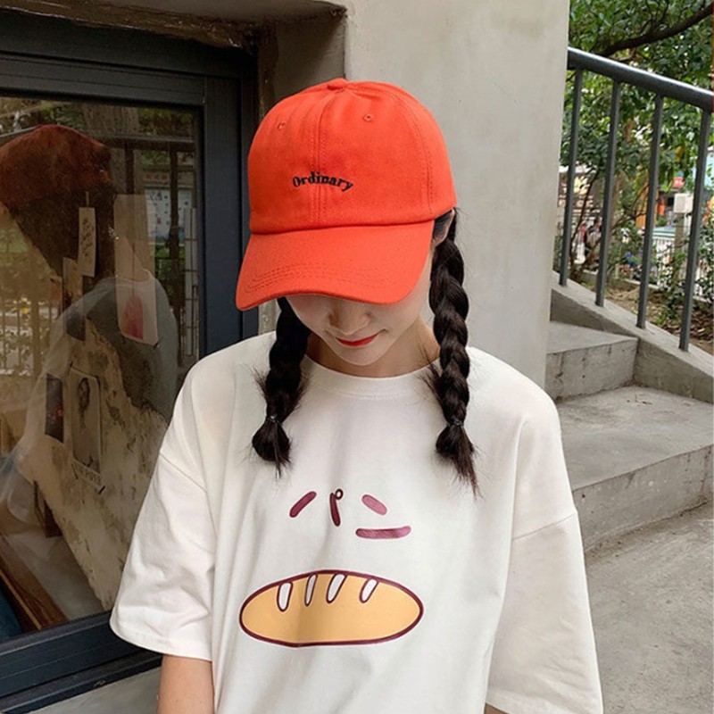 Embroidered Baseball Cap Fashion Korean Style Men Hat INS