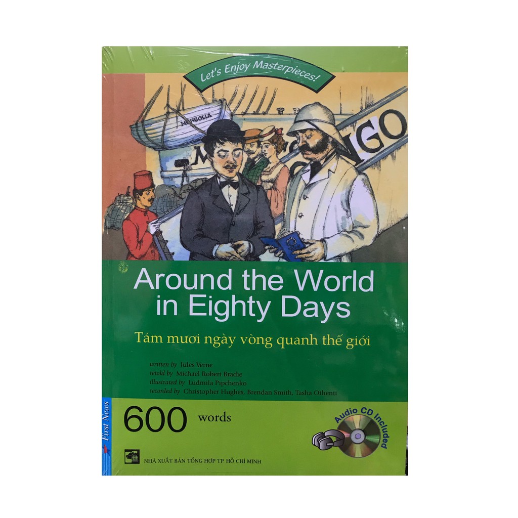 Sách Happy Reader Tám mươi ngày vòng quanh thế giới
