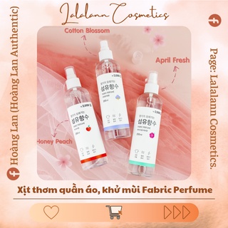 [CHÍNH HÃNG/BILL HÀN] Xịt thơm quần áo, khử mùi Fabric Perfume Nội địa Hàn