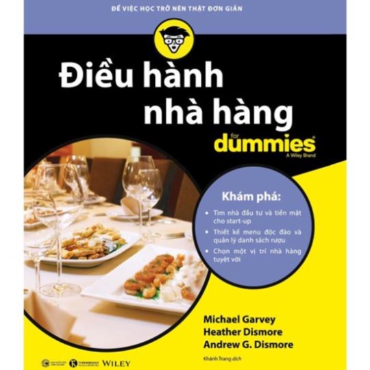 Sách - Điều Hành Nhà Hàng For Dummies - Thái Hà