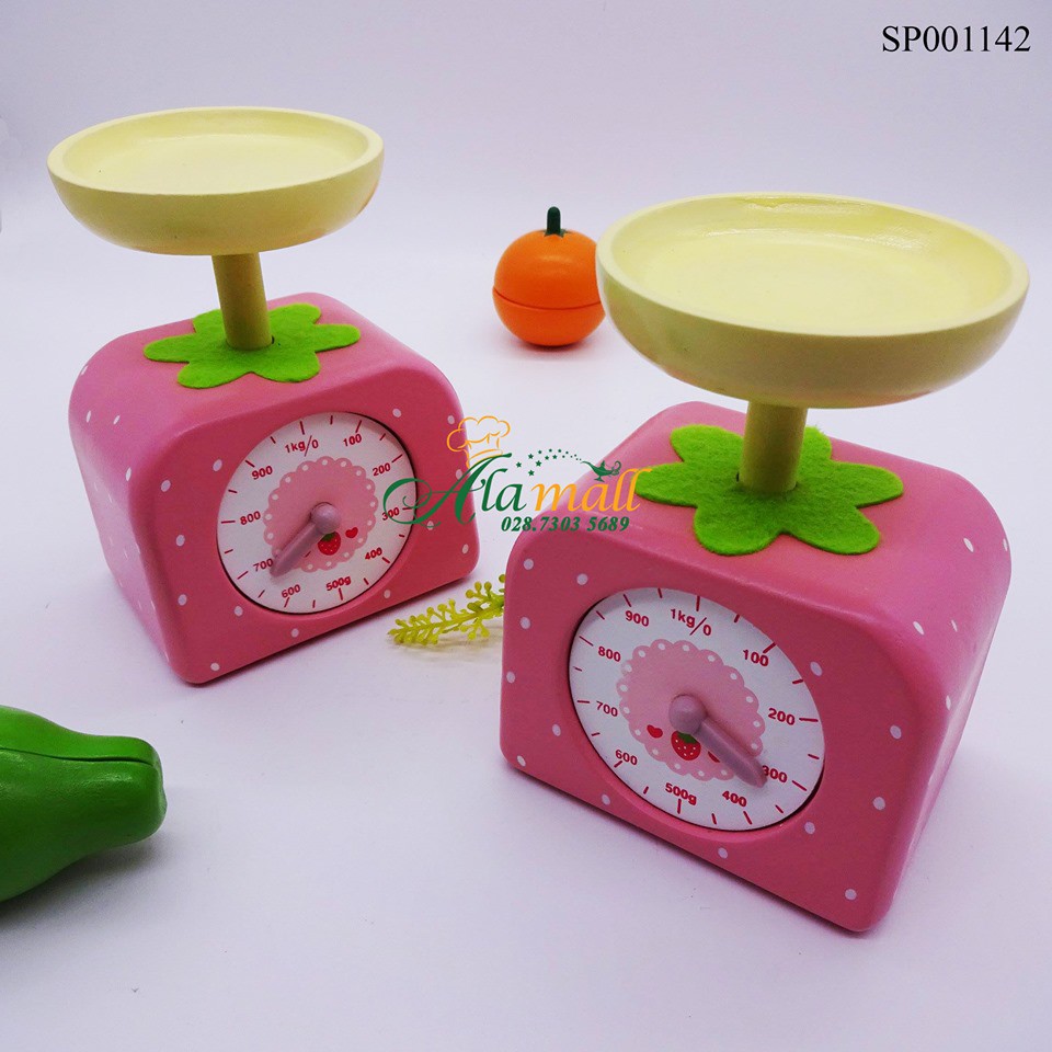 Cân gỗ đồ chơi