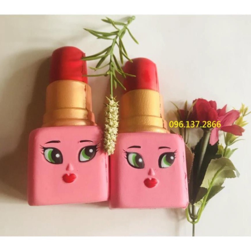 SQKL  SQUISHY CỪU THỎI SON CỰC ĐẠI KHỔNG LỒ - đáng yêu hết cỡ