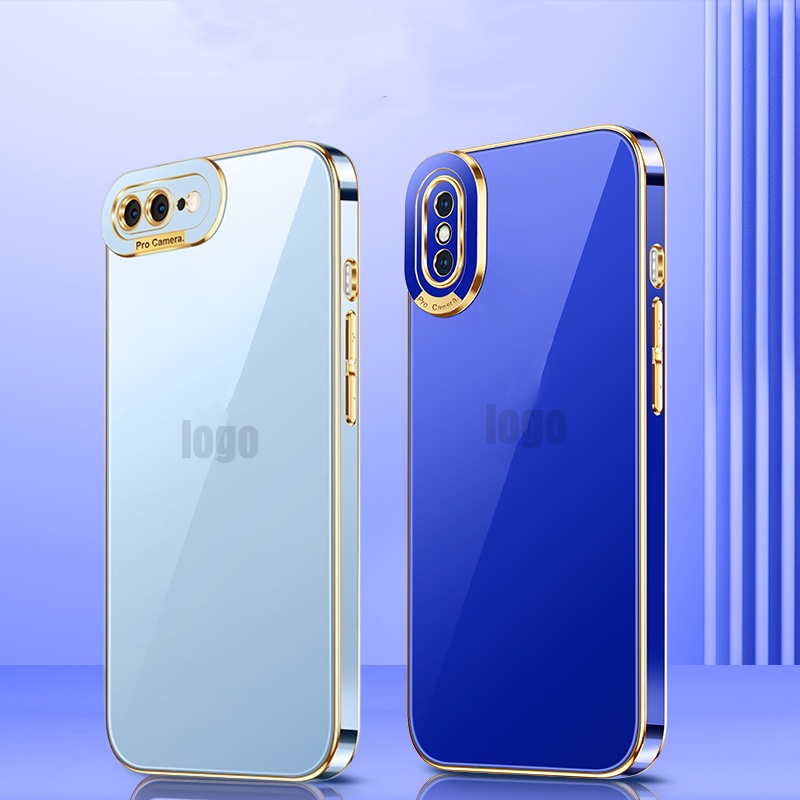 Ốp lưng iphone điện thoại bảo vệ camera mạ điện sang trọng cho iPhone 11 pro max x xs xr xsmax 13 12 pro max 7 plus 8 plus se2020 se2022 Vỏ chống sốc