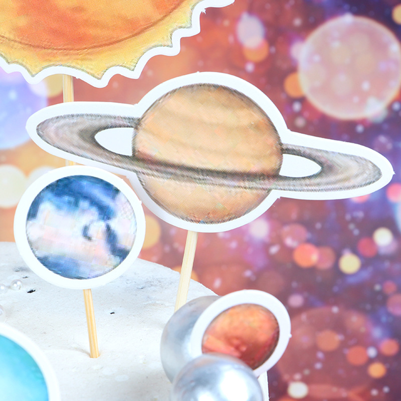 Que Cắm Trang Trí Bánh Sinh Nhật Cho Bé Hình Phi Hành Gia