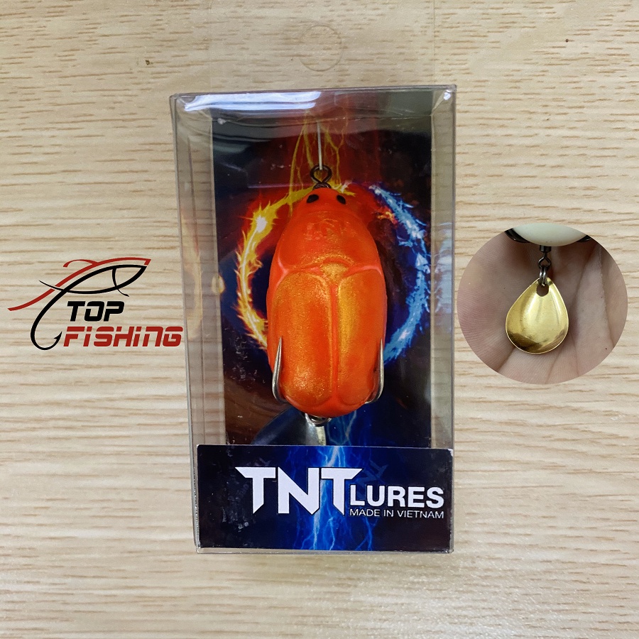 Nhái Hơi CC40 TNT Lures ( Tặng Thìa Vàng Độ ) Dài 4cm - Nặng 7gam - Action Nổi - TopFishing