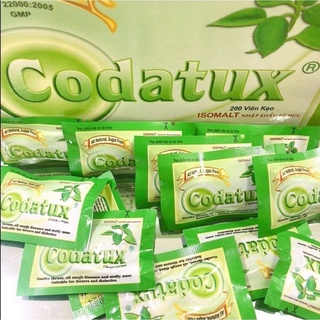 Kẹo ngậm thảo dược CODATUX không đường [Hộp 200 viên]