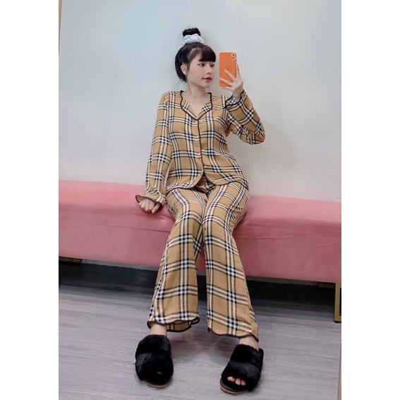 Đồ Bộ Pijama - Bộ lụa Mango cao cấp | BigBuy360 - bigbuy360.vn