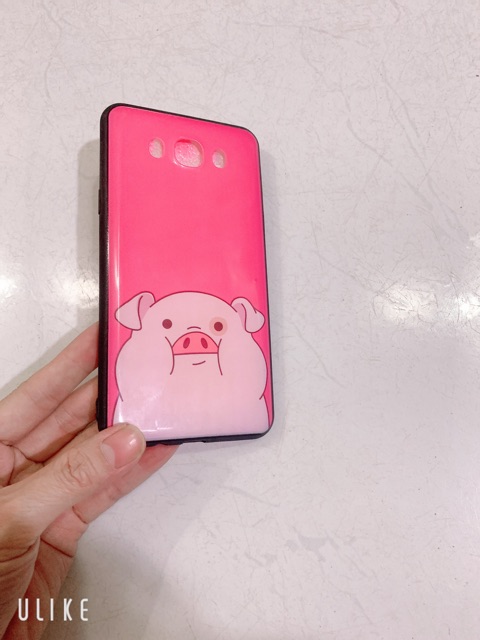 Ốp lưng sam sung J7 2016, J710 Heo hồng