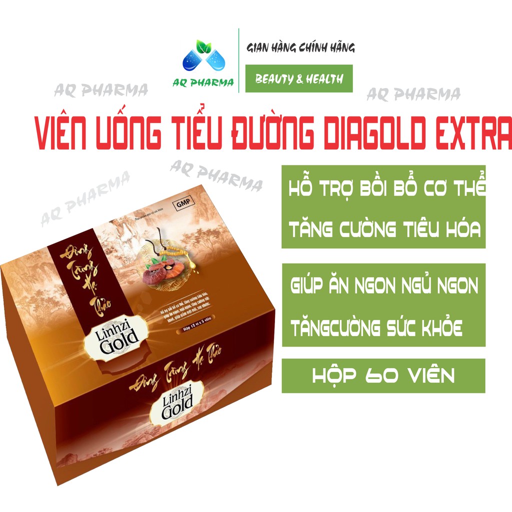 VIÊN UỐNG ĐÔNG TRÙNG HẠ THẢO LINHZI GOLD, GIÚP TĂNG CƯỜNG SỨC KHỎE, GIẢM MỆT MỎI, SUY NHƯỢC - HỘP 60 VIÊN