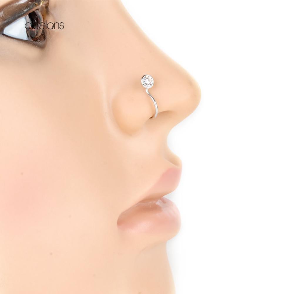 Khuyên Kẹp Mũi Giả Thời Trang Cá Tính Cho Nữ