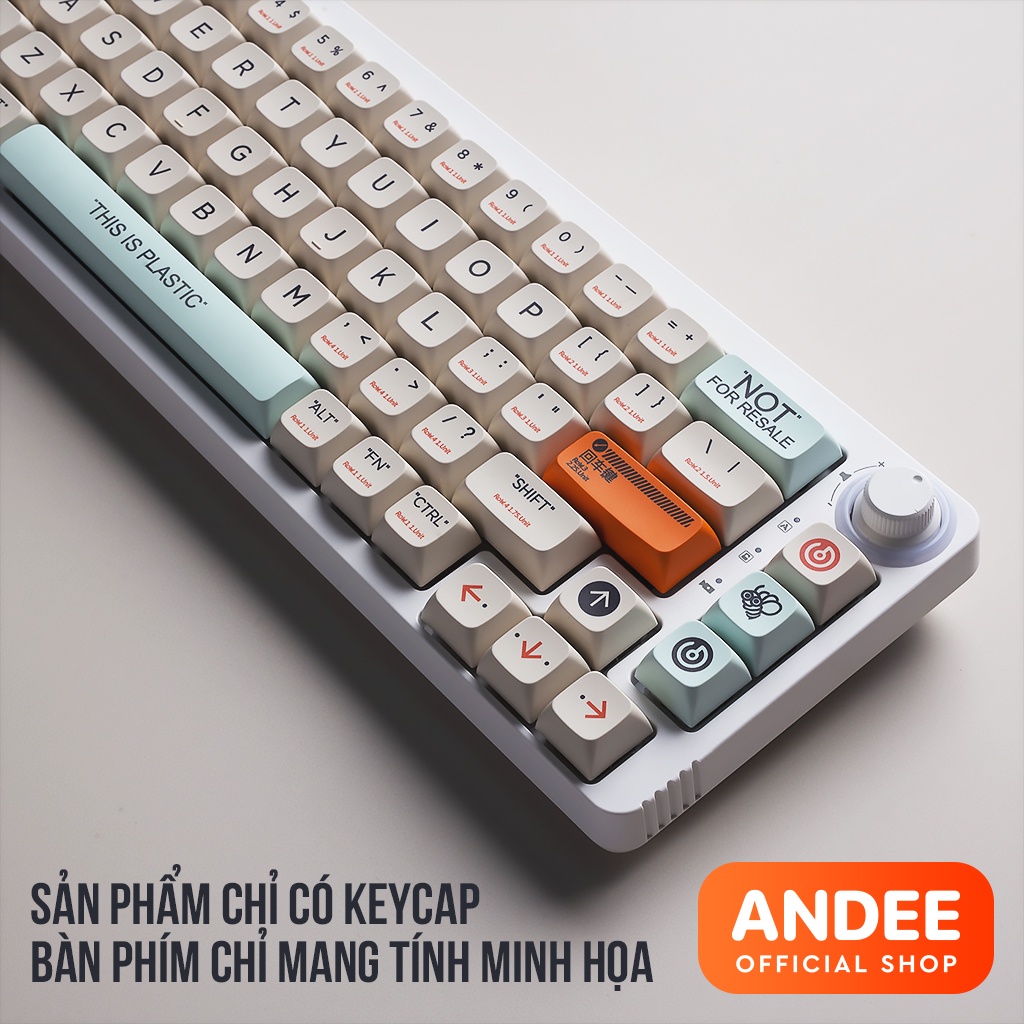 Keycap This is Plastic 128 nút màu đẹp dễ sử dụng cho bàn phím cơ