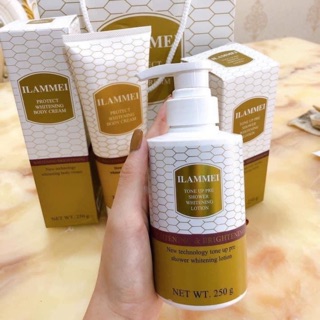 Bộ sữa tắm truyền trắng và kem dưỡng ILAMMEI ( Hàng chính hãng ) THANH LÍ NGHỈ BÁN
