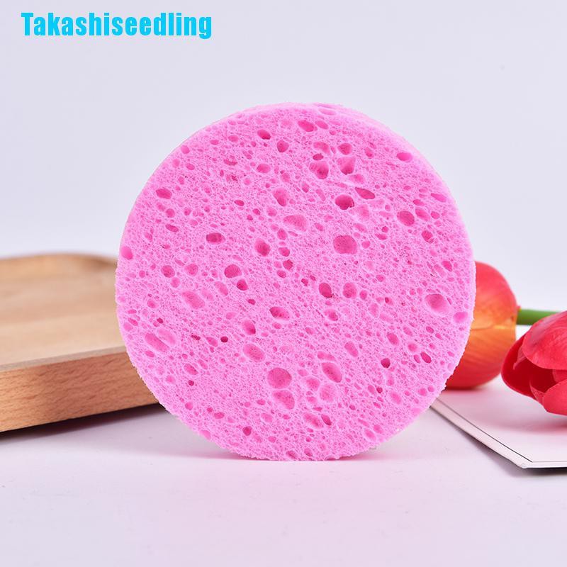 Miếng Bọt Biển Rửa Mặt Hình Tròn Tiện Lợi