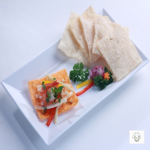 Bánh phồng tôm vuông Sa Giang