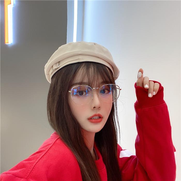 Mũ Beret Màu Trơn Phong Cách Vintage Cho Nữ